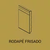 Rodapé Frisado