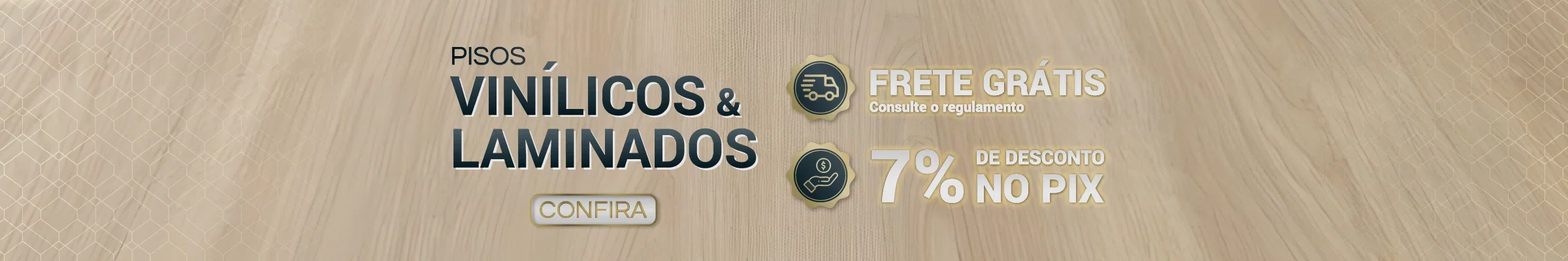 Banner Pisos Vinílicos e Laminados