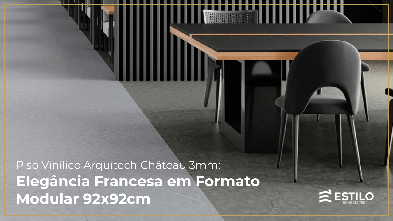 Piso Vinílico Arquitech Château 3mm