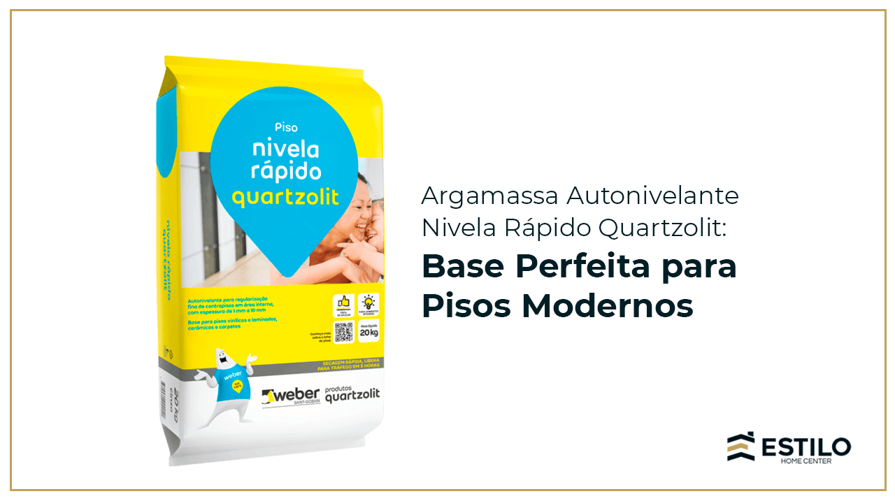 Argamassa Autonivelante Nivela Rápido Quartzolit
