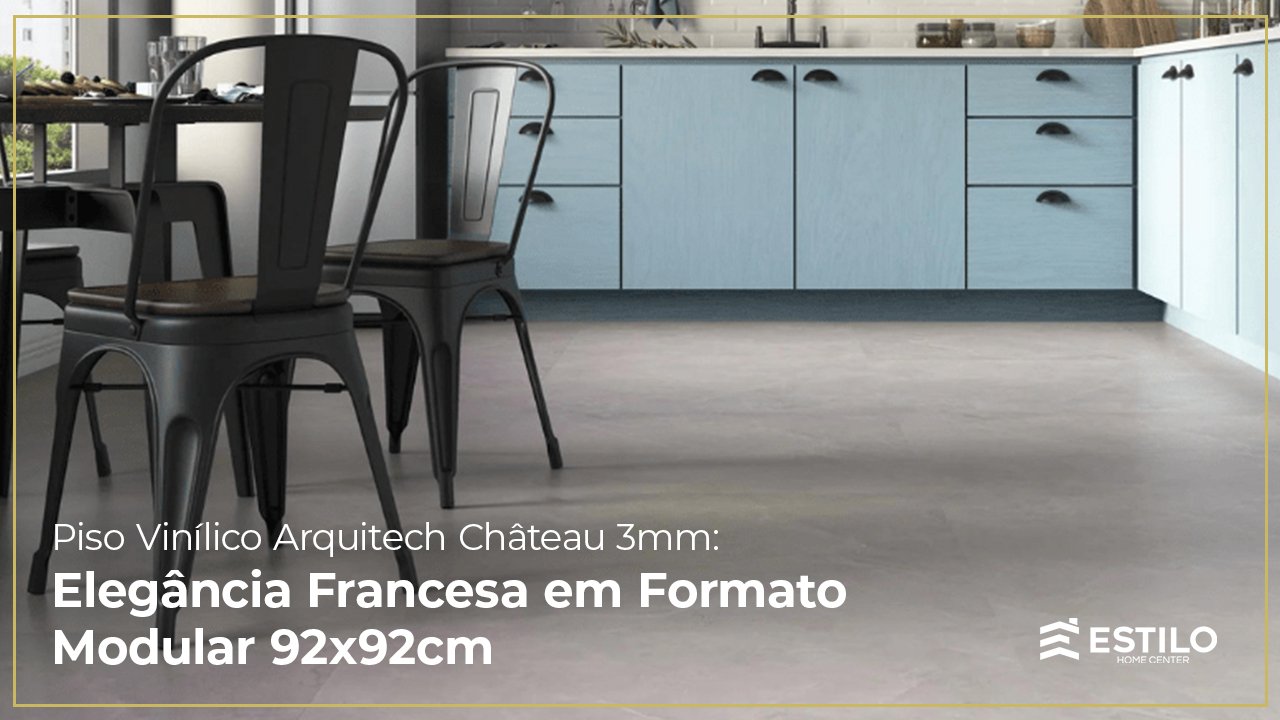 Piso Vinílico Arquitech Château 3mm