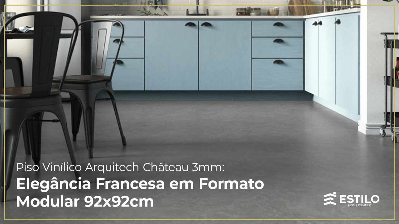 Piso Vinílico Arquitech Château 3mm