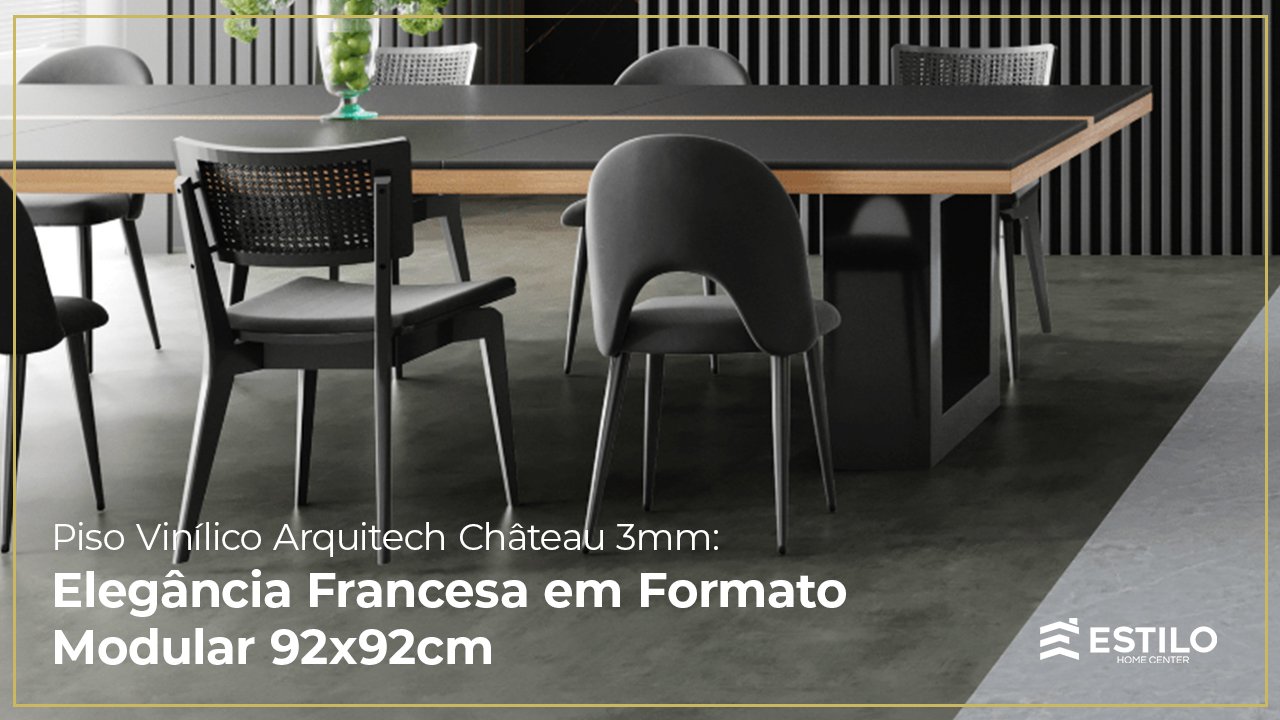 Piso Vinílico Arquitech Château 3mm