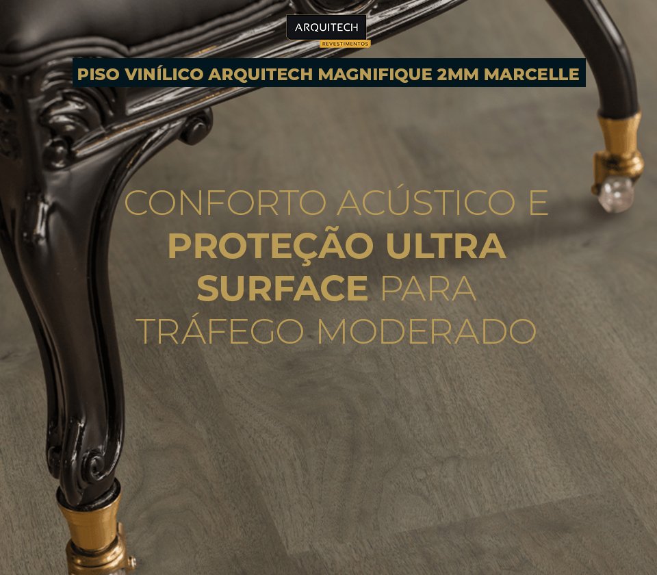 Piso Vinílico Arquitech Magnifique 2mm Jolie