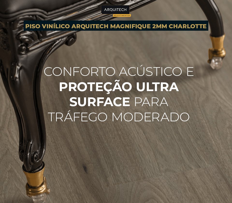 Piso Vinílico Arquitech Magnifique 2mm Jolie