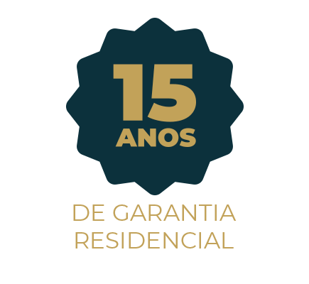 Selo 15 Anos de Garantia Residencial
