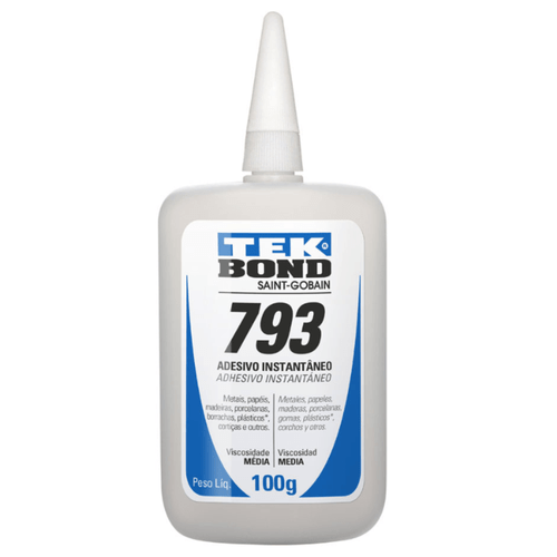 Adesivo Instantaneo 793 Tekbond 100g Bico Antientupimento
