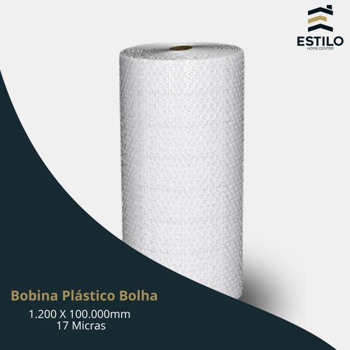Bobina Plástico Bolha Light 1.200 X 100.000mm 17 Micras