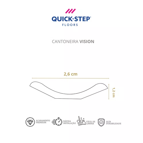 Cantoneira Vision Imbirema 07828 Br 2,40m