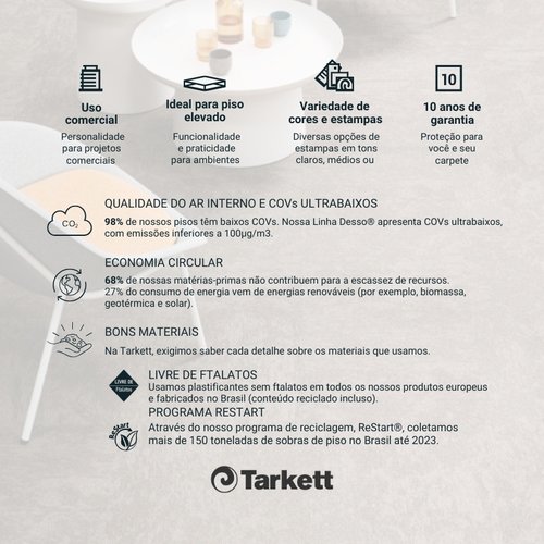 Carpete Tarkett Desso Essence Roots Placas 50x50cm Cx 5m² - ref. 712137013