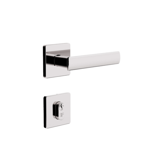 Fechadura 3F Roseta Quadrada Externa CIL 55 Cromada 740E11755CR