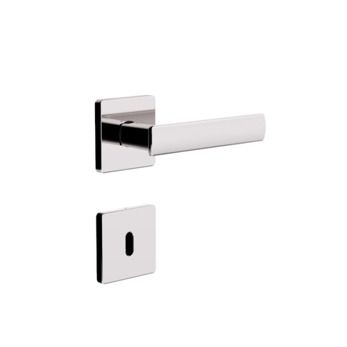 Fechadura 3F Roseta Quadrada Interna Cromada 740I117CR