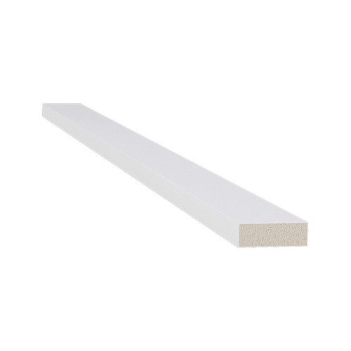 Filete Branco de Poliestireno c/ duas unidades 2,80m - 23,5 x 8mm