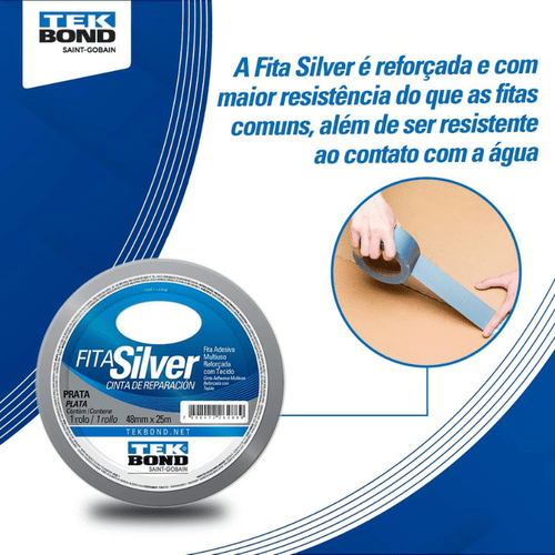 Fita Silver Prata 48mmx5m