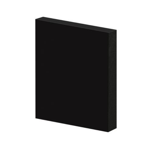 Guarnição Poliestireno Preto Vulcano Lisa 10cm Br 2,25m - Arquitech 40010