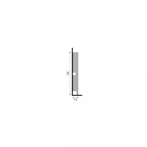 Guarnição Poliestireno Santa Luzia 473 Branco Liso 50 x 13mm Br 2,40m