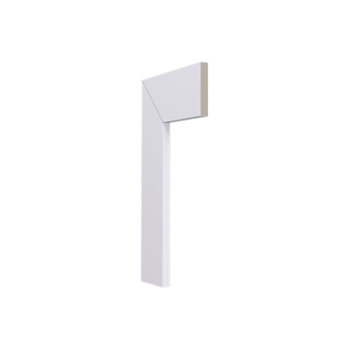 Guarnição Poliestireno Santa Luzia LEV51 Branco Liso 05cm Br 2,40m