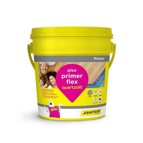 Kit 30 Autonivelante Nivela Rapido Quartzolit 20Kg + Primer Flex + Cola Globalfix Balde