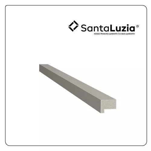 Painel Gizé 144 Santa Luzia Br 14cm - Cinza Glacial