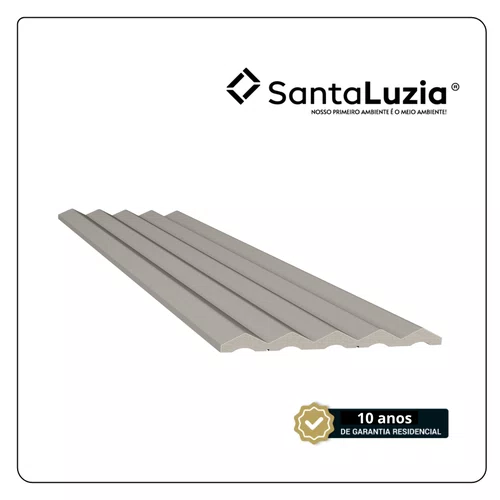 Painel Gizé 144 Santa Luzia Br 14cm - Cinza Glacial