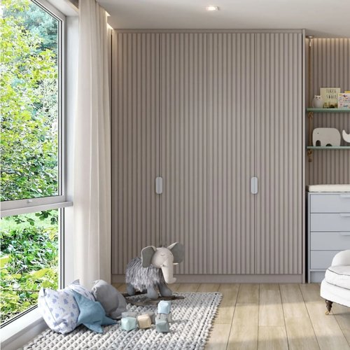 Painel Ripado Eucatex RU Fumê cx 6 und - BR 2,70m