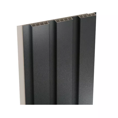 Painel Ripado Externo Arquitech Crossout Force Metallic Black – Br 3,20m