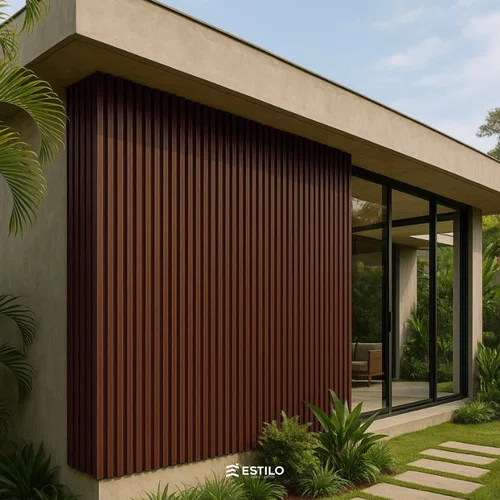 Painel Ripado Externo Arquitech Crossout Force Walnut – Br 3,20m