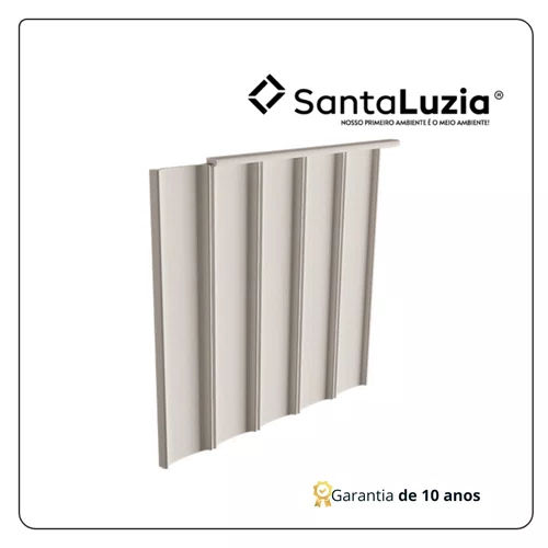 Painel Ubá Santa Luzia em Poliestireno Barra 2,80m - Couro Gelo