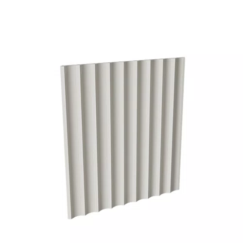 Painel Waves 155 Santa Luzia Br 15cm - Branco