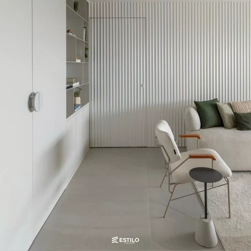 Painel Waves 155 Santa Luzia Br 15cm - Branco