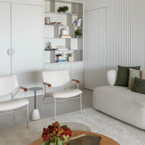 Painel Waves 155 Santa Luzia Br 15cm - Branco