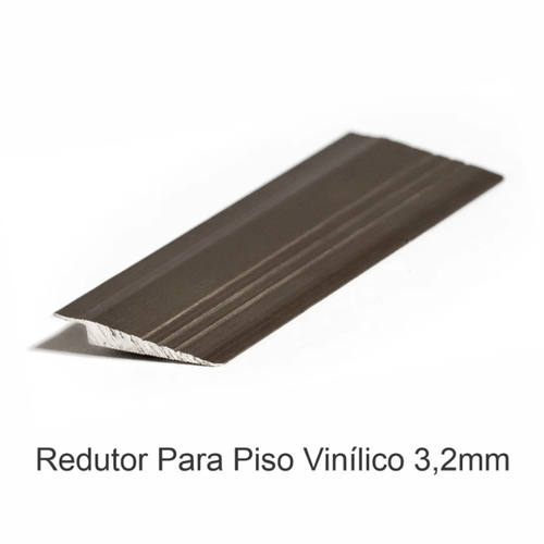 Perfil Alumínio Para Piso Vinílico 3,2mm Champanhe