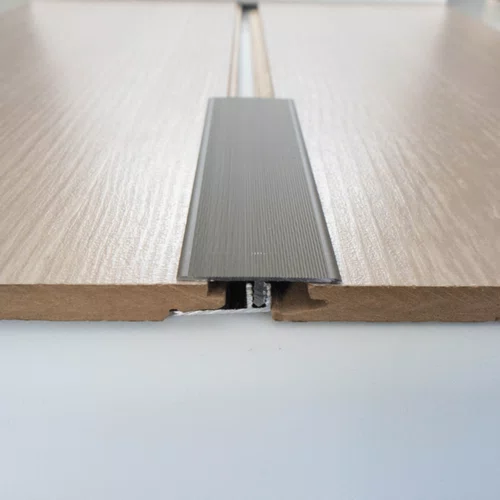 Perfil Alumínio T Junção Champanhe