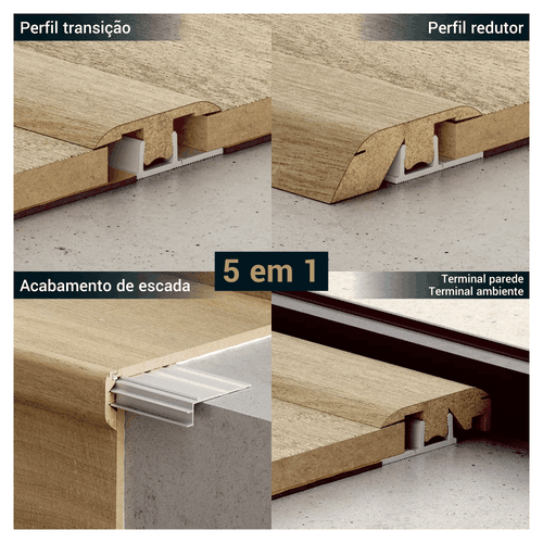 Perfil Incizo 5x1 Vision Carvalho Vitoriano 01462 Br 1,80m