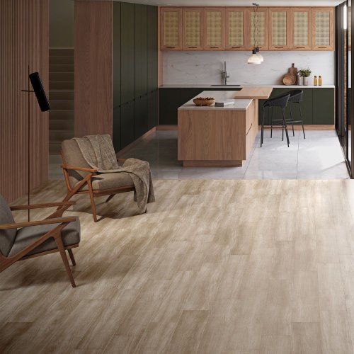Piso Laminado Eucafloor Prime Click Elmo Natural Cx 2,36m²