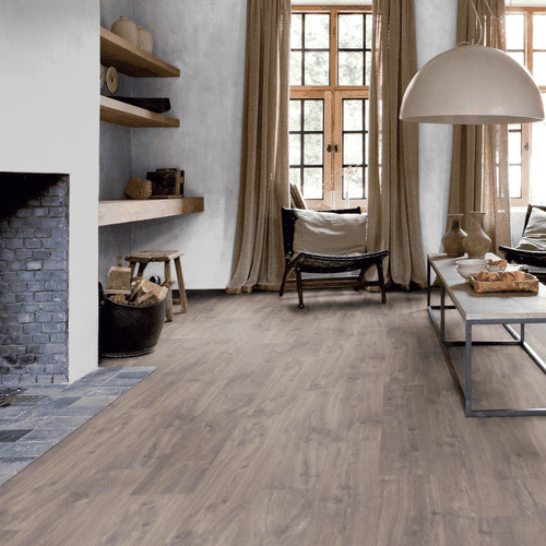 Piso Laminado Quick Step Smart Carvalho Escuro Midnight QSSM1488 Cx 2,51m²