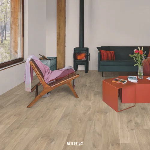 Piso Laminado Quick Step Smart Carvalho Natural Midnight QSSM1487 Cx 2,51m²