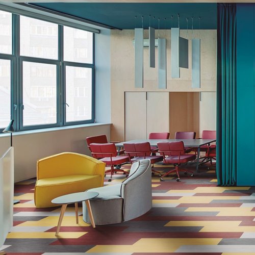 Piso Vinilico Ambienta Make It 92 x 92cm - Sunflower Yellow Cx 3,38m²