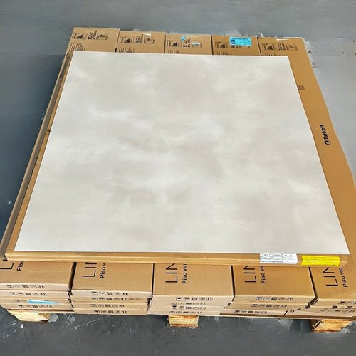 Piso Vinilico Ambienta Stone 3mm 92 x 92cm - Beige Porcelain Cx 3,38m²