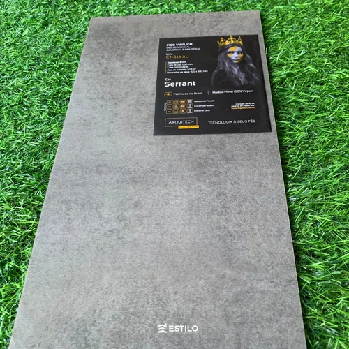 Piso Vinílico Arquitech Château 3mm 92 x 92 cm - Serrant Cx 5,08m²