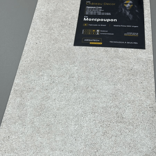 Piso Vinílico Arquitech Château Decor 2mm 92 x 92 cm - Montpoupon Cx 5,08m²