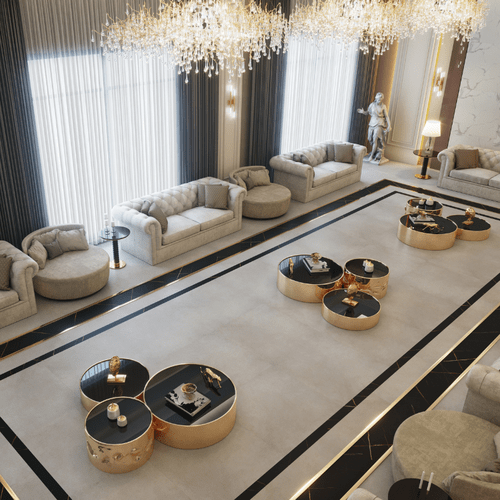 Piso Vinílico Arquitech Château Decor 2mm 92 x 92 cm - Montpoupon Cx 5,08m²