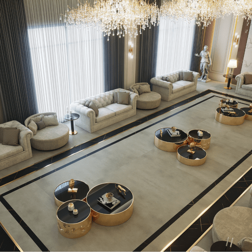 Piso Vinílico Arquitech Château Decor 2mm 92 x 92 cm - Cheverny Cx 5,08m²