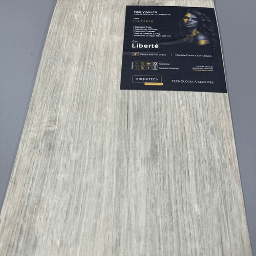Piso Vinílico Arquitech Lumiere 3mm - Liberte Cx 3,37m²