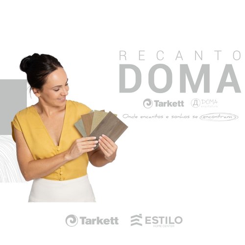 Piso Vinílico Tarkett Recanto Doma - Café Cx 5,13m² (208 x 1230mm)