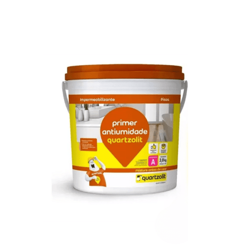 Primer RU Antiumidade Componentes A GL 2,5kg Quartzolit