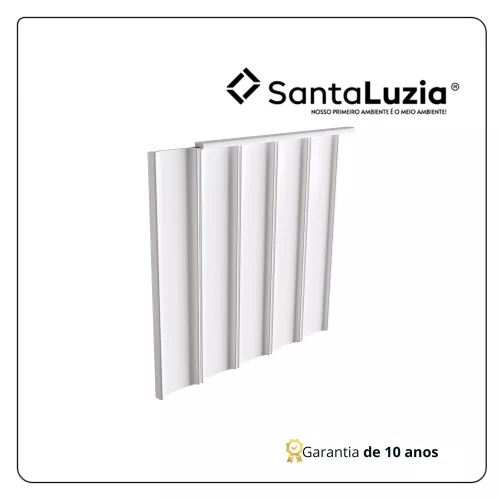 Régua Painel Ubá de Poliestireno 10 x 1,6 x 280cm Br 0,28m² - Branco
