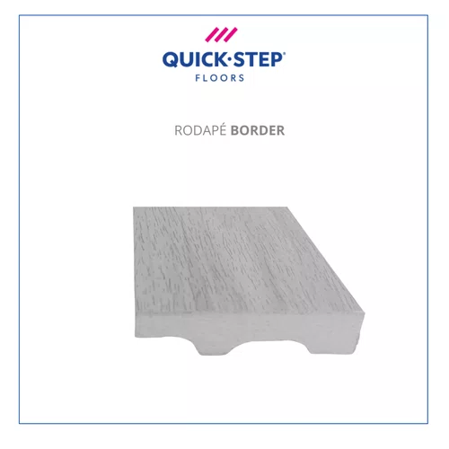 Rodapé Border 8 x 1,8 cm Vision Carvalho Pastis 01611 Br 2,40m