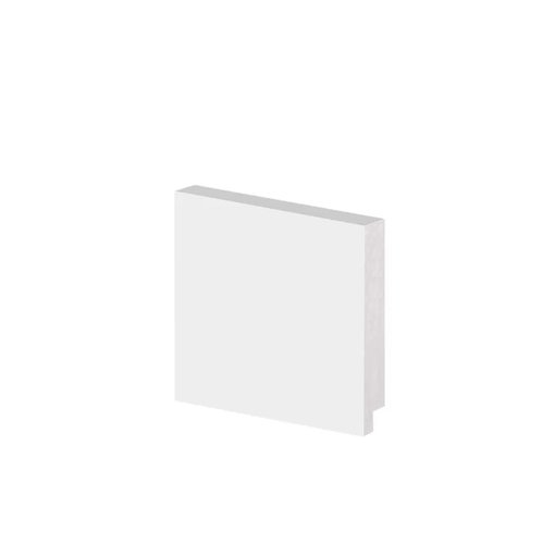 Rodapé Poliestireno Liso Branco 07cm Br 2,40m - Arquitech 50007