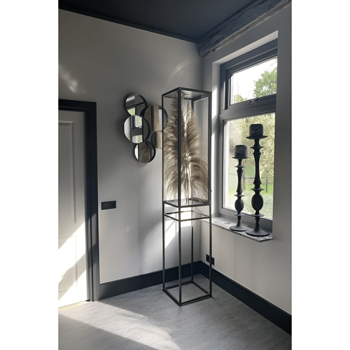 Rodapé Poliestireno Frisado Preto 15cm Br 2,40m - Arquitech 51015